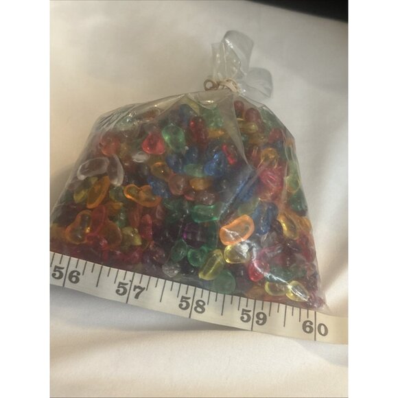 Matted Colored Sea Plastic Glass for Crafts Stones Aquarium Rocks Vase Deco. New - Picture 4 of 6